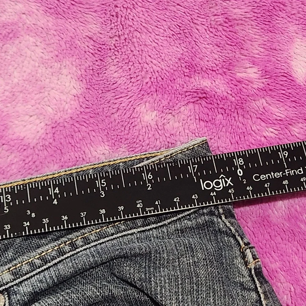 Chico's Platinum Jeans Women's Size 3 High Rise Bootcut‎ Blue Denim Stretch